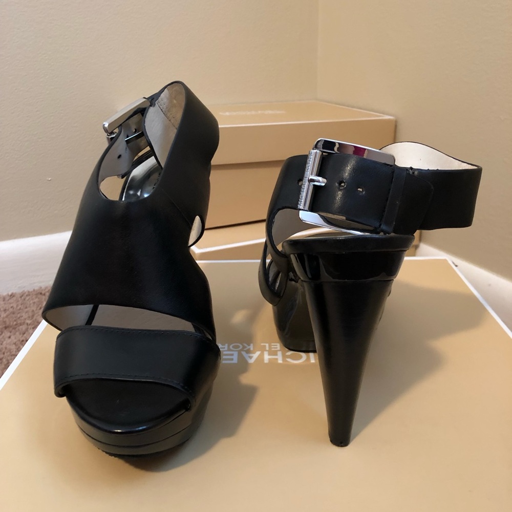 Michael Kors leather heels